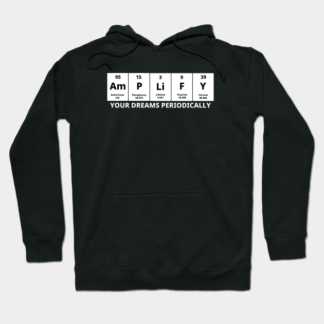 Amplify Your Dreams Periodically Hoodie by Texevod